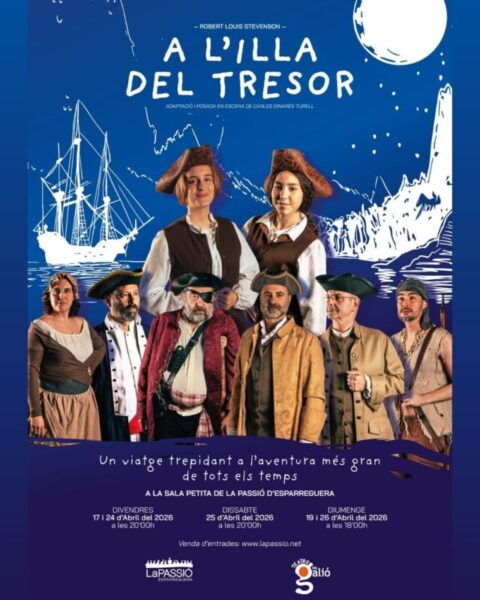 La Bustia cartell a illa del tresor