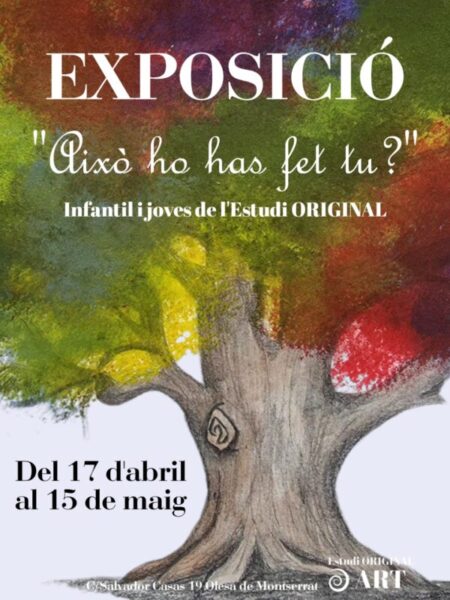 La Bustia cartell exposicio Estudi Original Olesa abril 2026