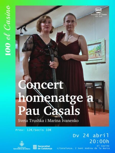 La Bustia cartell homenatge Pau Casals