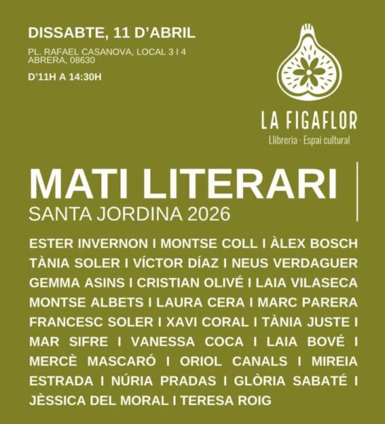La Bustia cartell mati literri Figaflor Abrera abril 2026 1