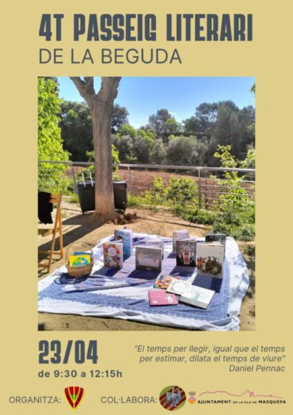La Bustia cartell passeig literari La Beguda