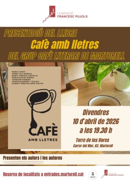La Bustia cartell presentacio Cafe amb lletres