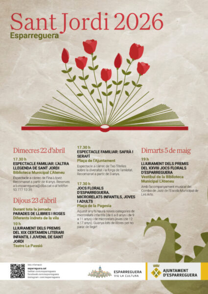 La Bustia cartell programacio Sant Jordi Esparreguera