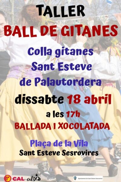 La Bustia cartell taller ball de gitanes
