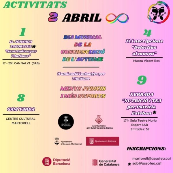 La Bustia cartells Assotea activitats abril 2026 1