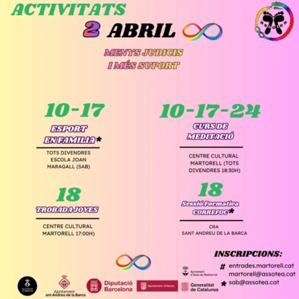 La Bustia cartells Assotea activitats abril 2026 2