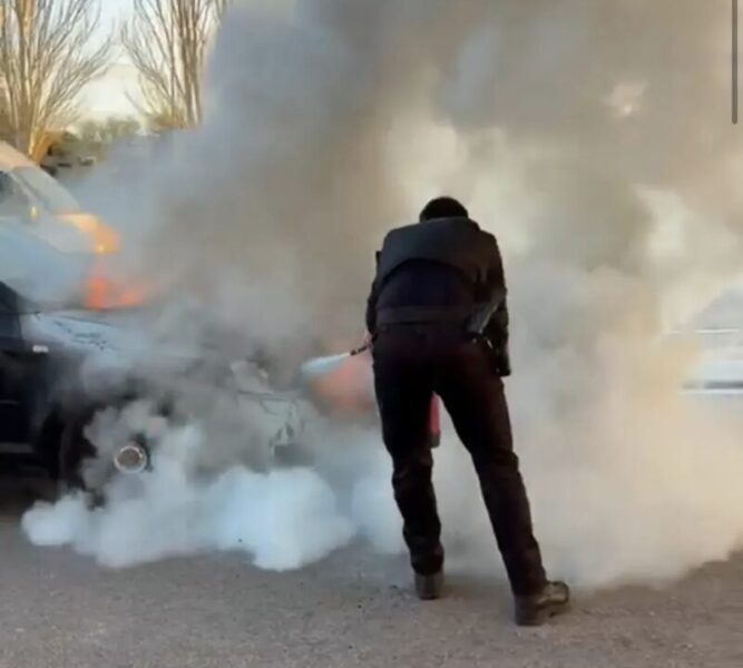 La Bustia incendi vehicle Martorell 1