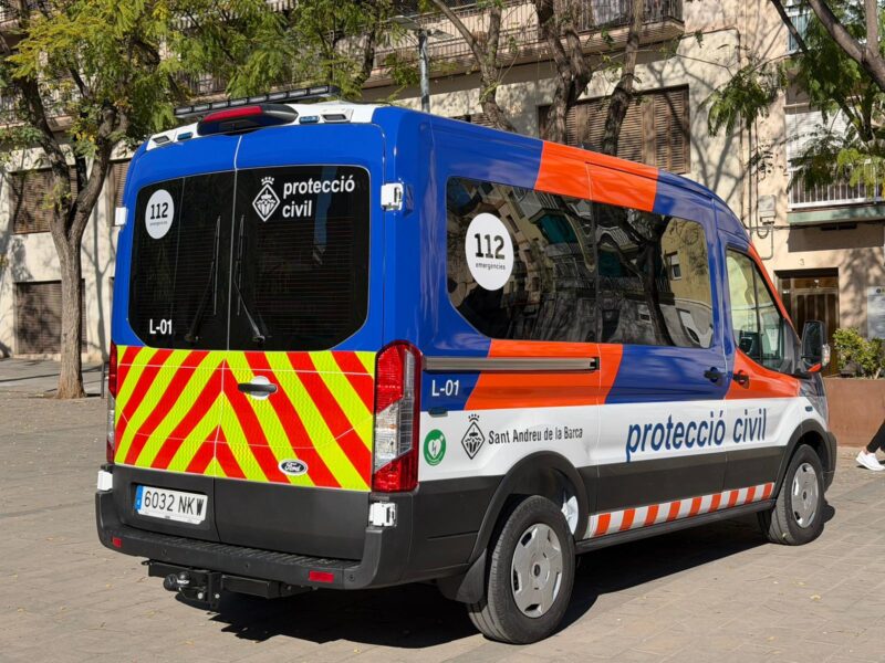 La Bustia nou vehicle Proteccio Civil Sant Andreu