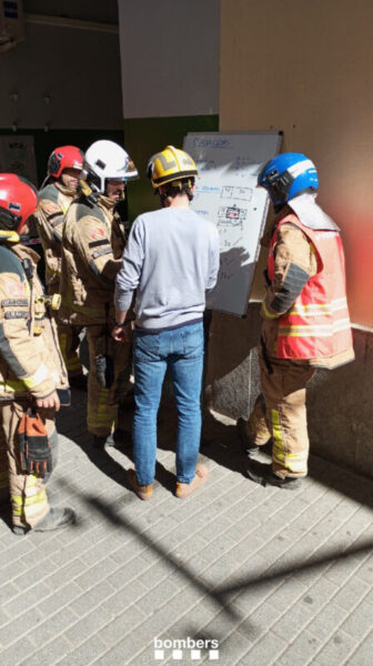 La Bustia part sostres ensorrats carrer Hospital Espareguera