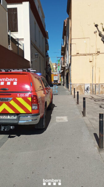 La Bustia part sostres ensorrats carrer Hospital EsparegueraLa Bustia part sostres ensorrats carrer Hospital Espareguera