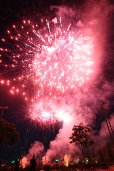 La Bustia piromusical Lux al cel Fira Primavera Martorell 3