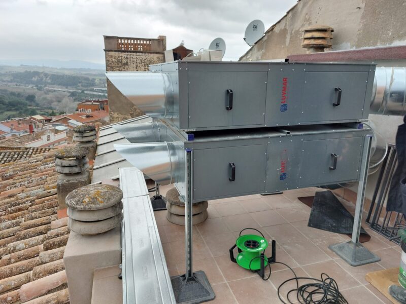 La Bustia sistema climatitzacio Gelida 4