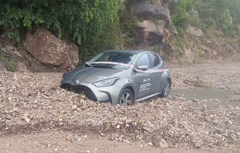 Tallada la B-112 entre Collbató i l'aeri de Montserrat per esllavissades