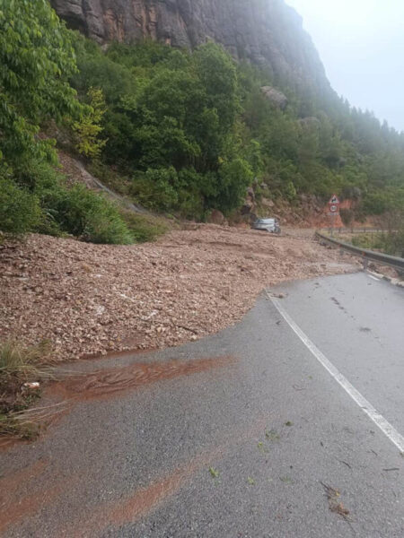 La Bustia B112 Collbató i aeri Montserrat esllavissades