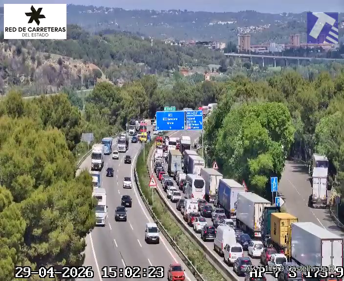 La Bustia accident Castellvi 29 abril