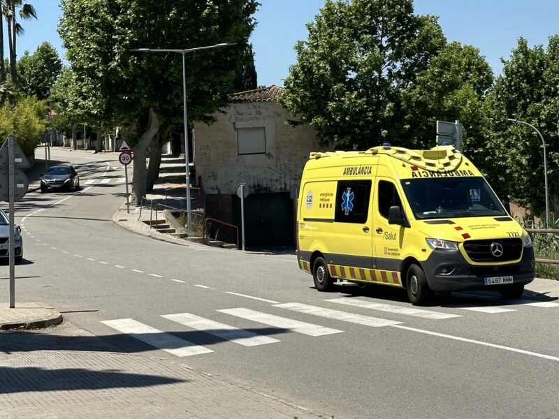 La Bustia accident ciclista 24 maig 2026 Gelida