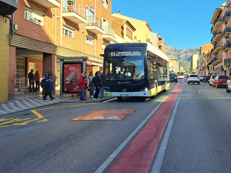 La Bustia bus Francesc Macia Esparreguera