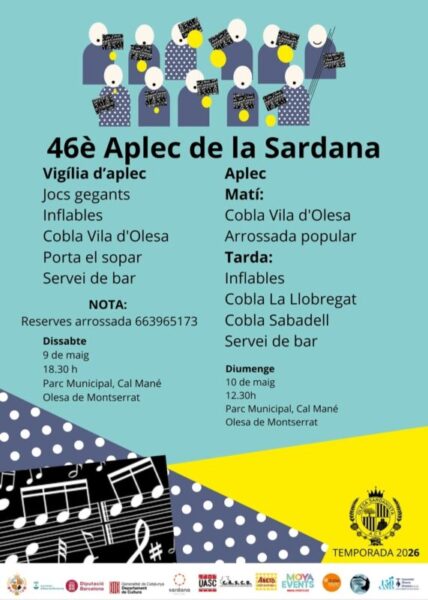 La Bustia cartell Aplec Sardana Olesa