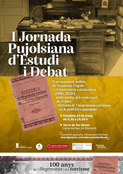 La Bustia cartell Jornada Pujolsiana Estudi i Debat