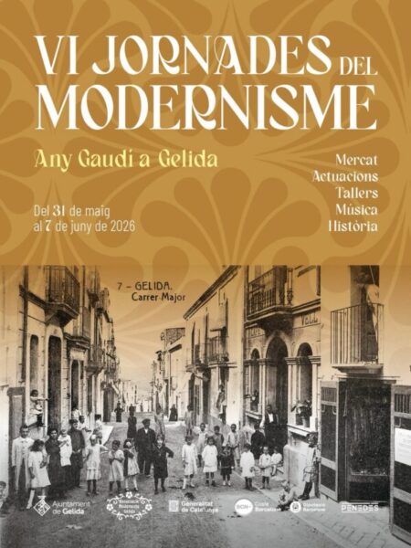 La Bustia cartell Jornades Modernisme Gelida