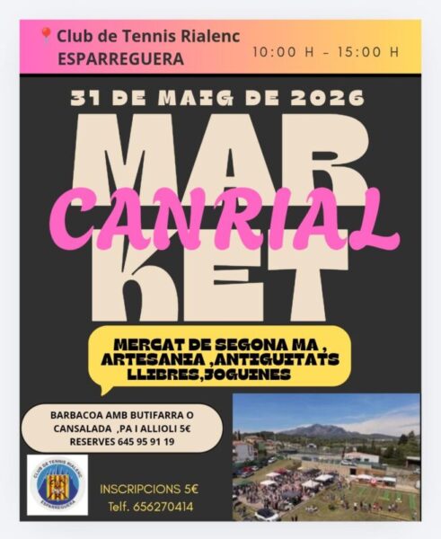 La Bustia cartell Market Can Rial 31 maig 2026 Esparreguera