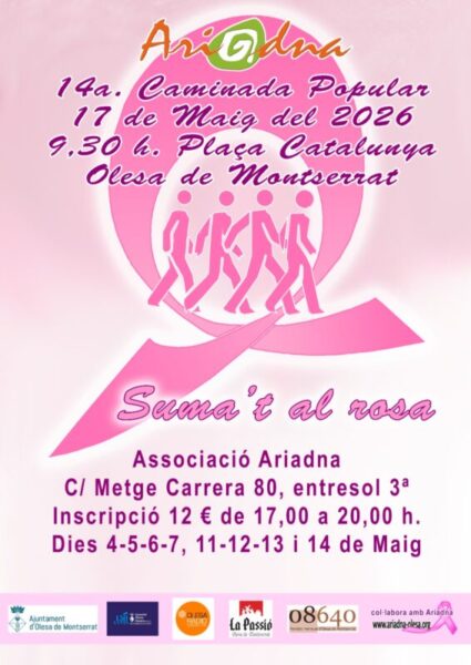 La Bustia cartell caminada popular Olesa