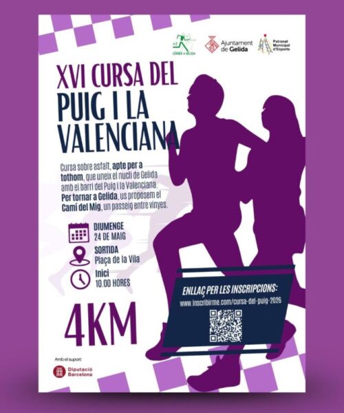 La Bustia cartell cursa del Puig i la Valenciana