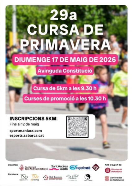 La Bustia cartell cursa primavera Sant Andreu