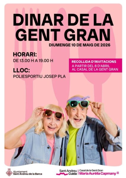 La Bustia cartell dinar gent gran Sant Andreu