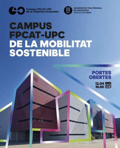 La Bustia cartell jornada portes obertes Campus FPCAT UPC Mobilitat Sostenible Martorell 2026