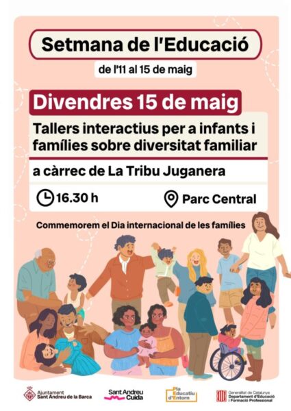 La Bustia cartell tallers interactius Sant Andreu