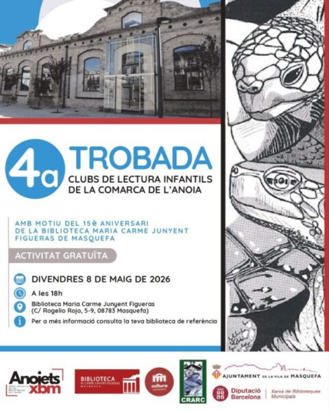 La Bustia cartell trobada club lectura infantils Masquefa