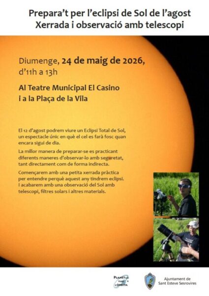 La Bustia cartell xerrada eclipsi
