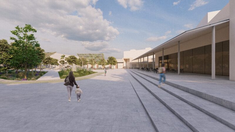 La Bustia presentacio remodelacio pl Federico Garcia Lorca Sant Andreu