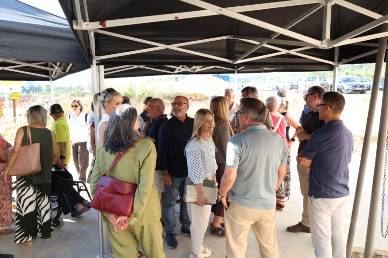 La Bustia primera pedre Residencia del Riu Martorell 2