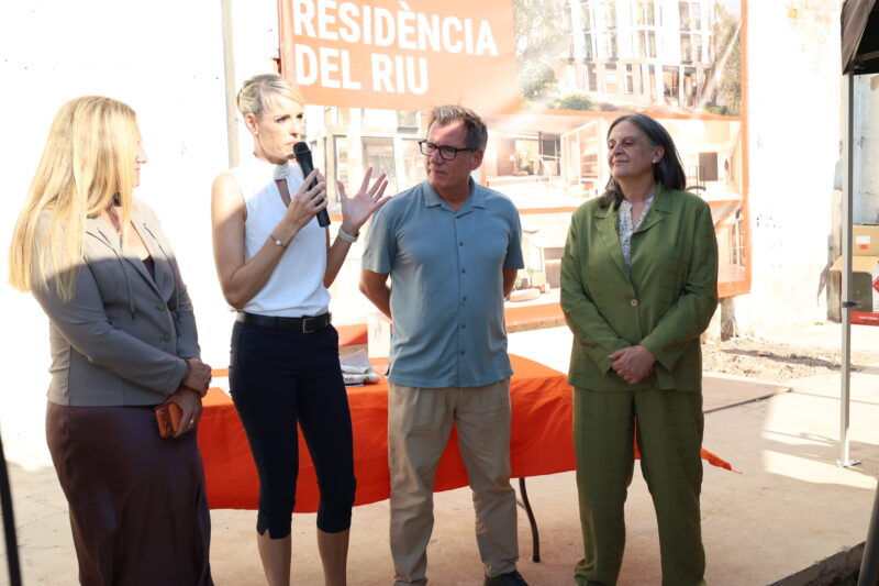 La Bustia primera pedre Residencia del Riu Martorell 4