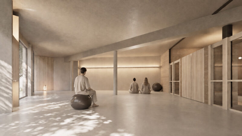 La Bustia renders Residencia Riu Martorell 6