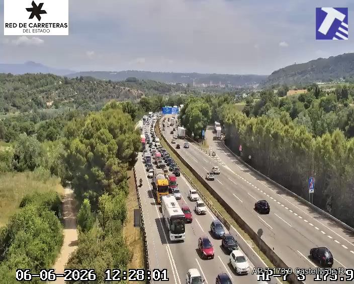 La Bustia AP7 retencions Castellvi Martorell