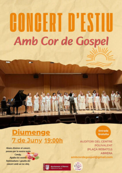 La Bustia cartell Amb cor de gospel