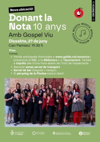 La Bustia cartell Donant la nota