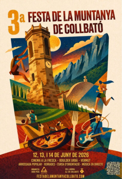 La Bustia cartell Festa Muntanya Collbato