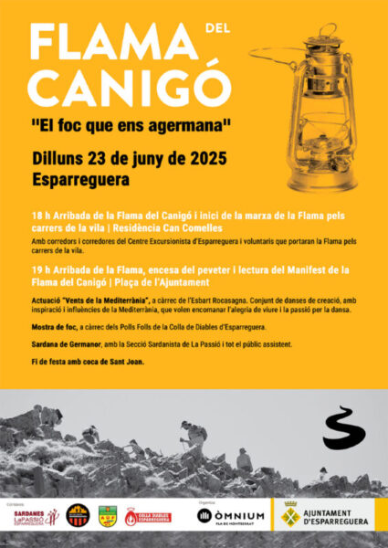 La Bustia cartell Flama Canigo Esparreguera