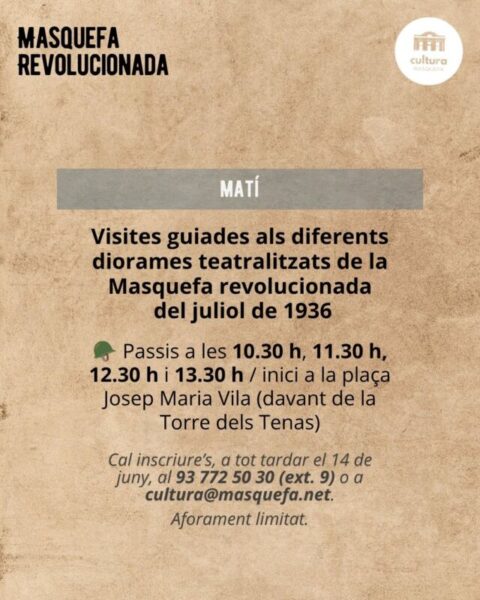 La Bustia cartell Masquefa Revolucionada 1