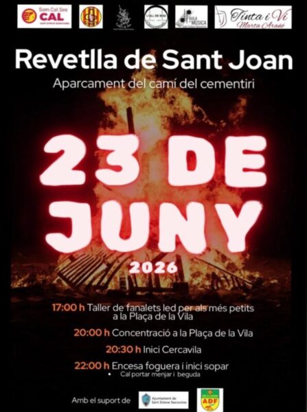 La Bustia cartell Revetlla Sant Esteve