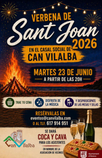 La Bustia cartell Revetlla Sant Joan Can Vilalba Abrera