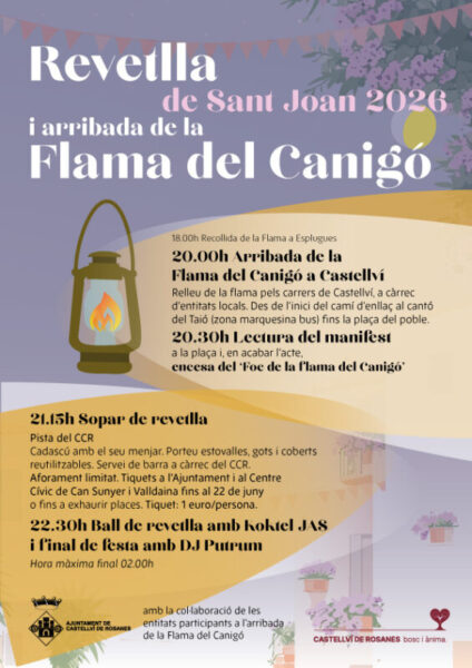 La Bustia cartell Sant Joan Castellvi