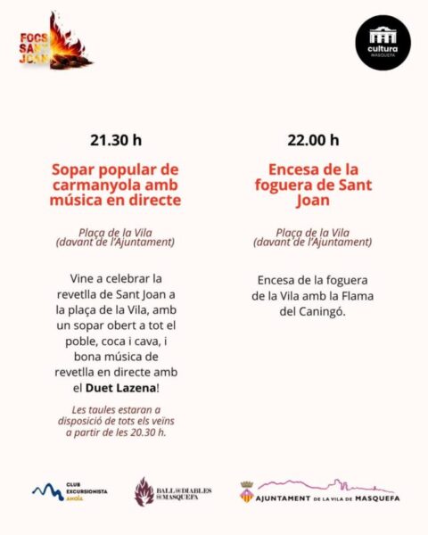 La Bustia cartell Sant Joan Masquefa 2