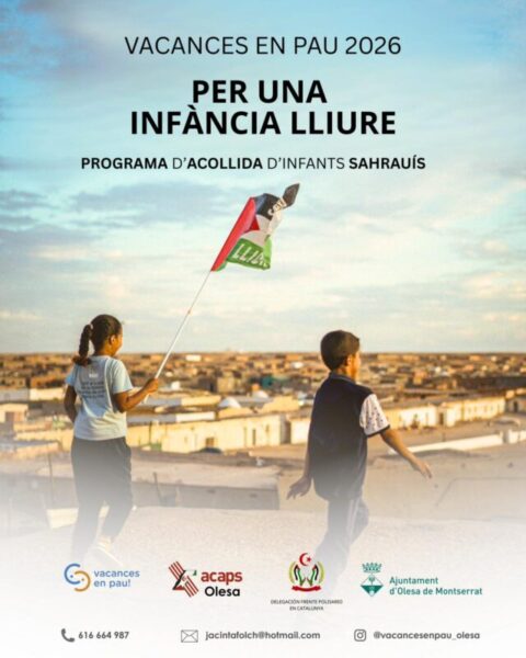 La Bustia cartell Vacances en pau
