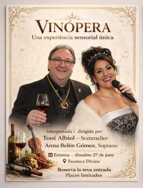 La Bustia cartell Vinopera 30 anys Divins Martorell