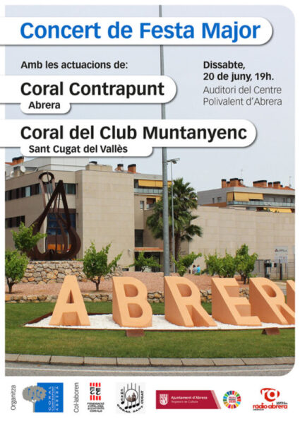 La Bustia cartell concert Festa Major Coral Contrapunt